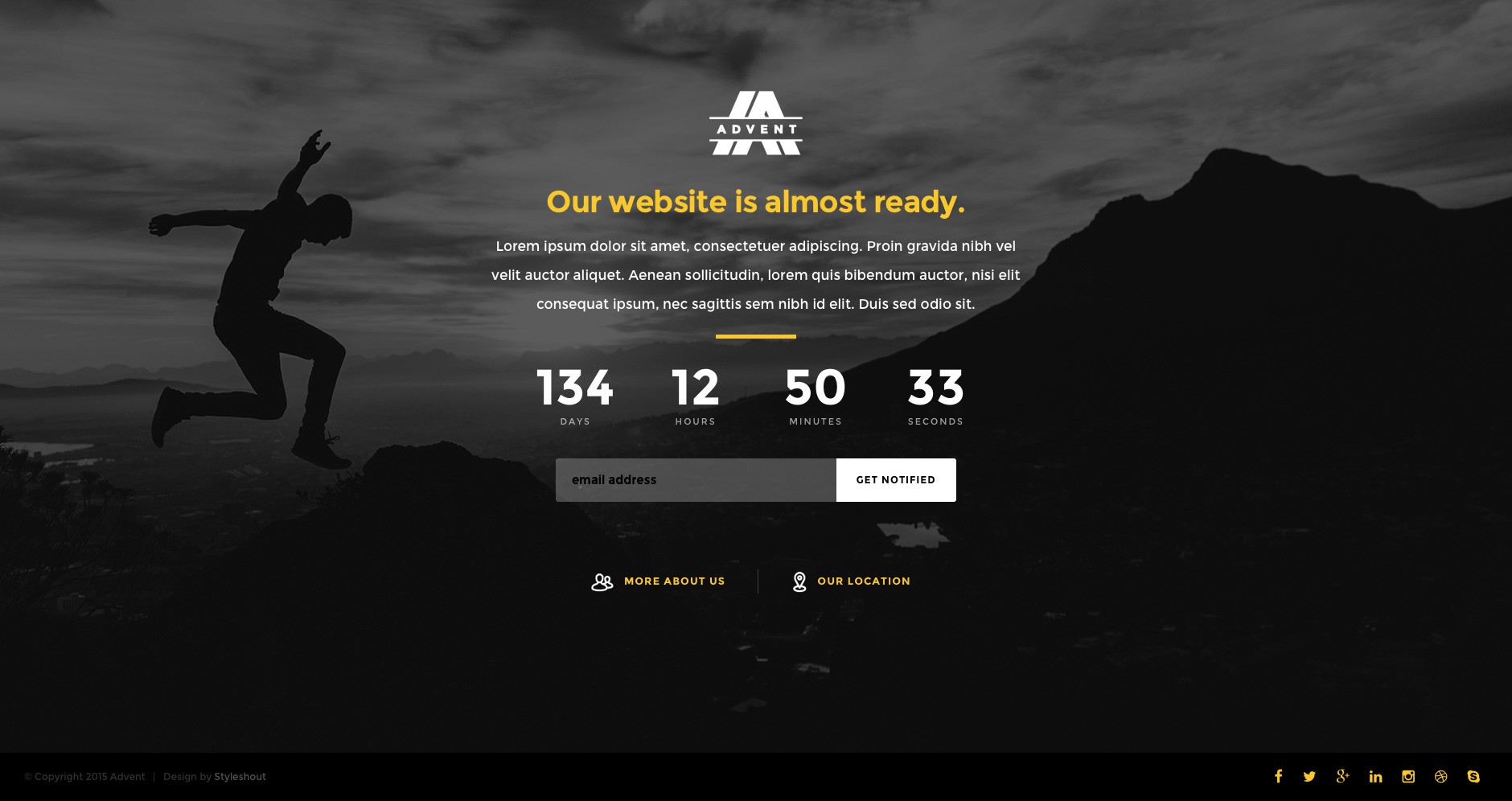 Advent Free HTML template