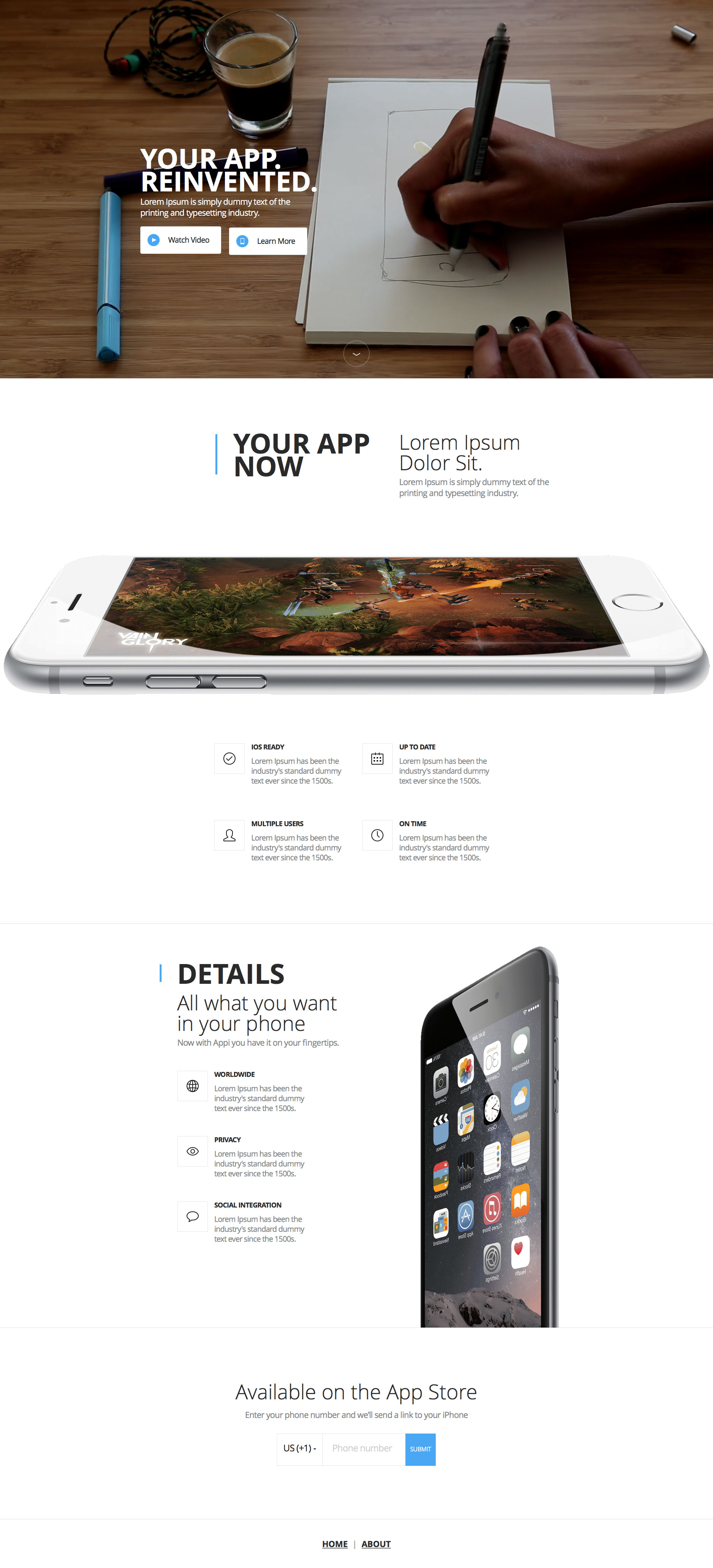 Appi Free HTML template