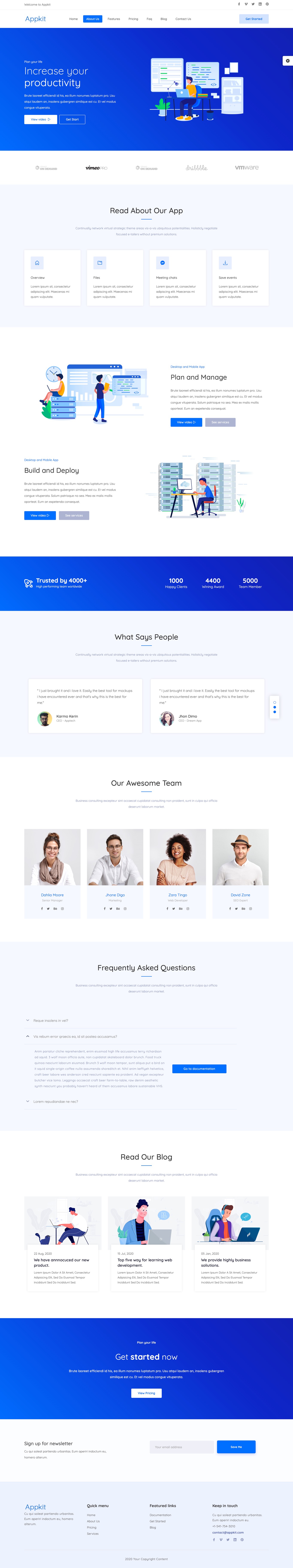 Appkit Free HTML template