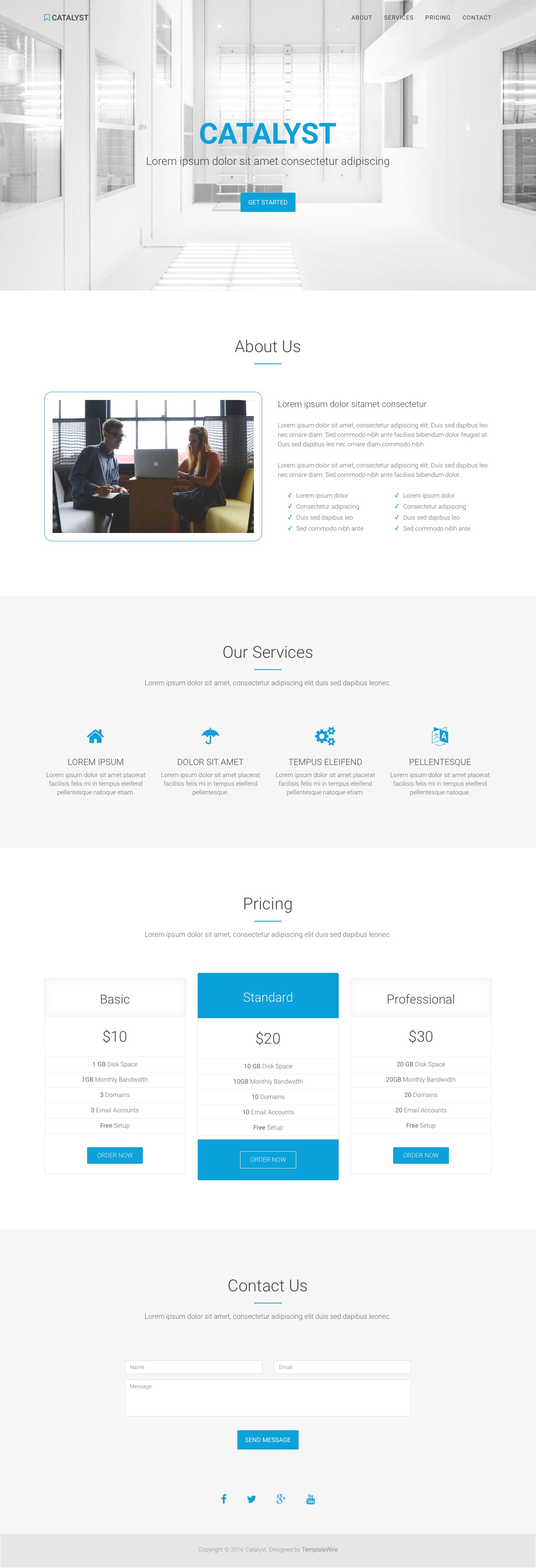 Catalyst Free HTML template