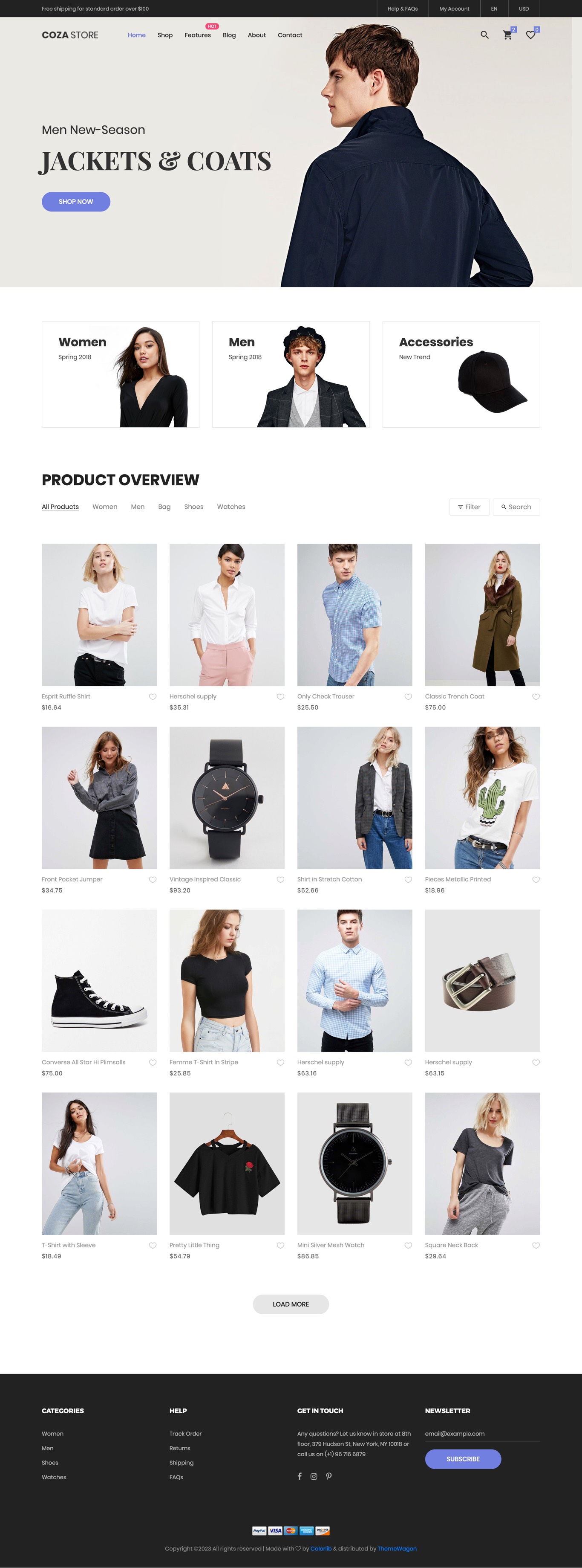 Coza Store Free HTML template