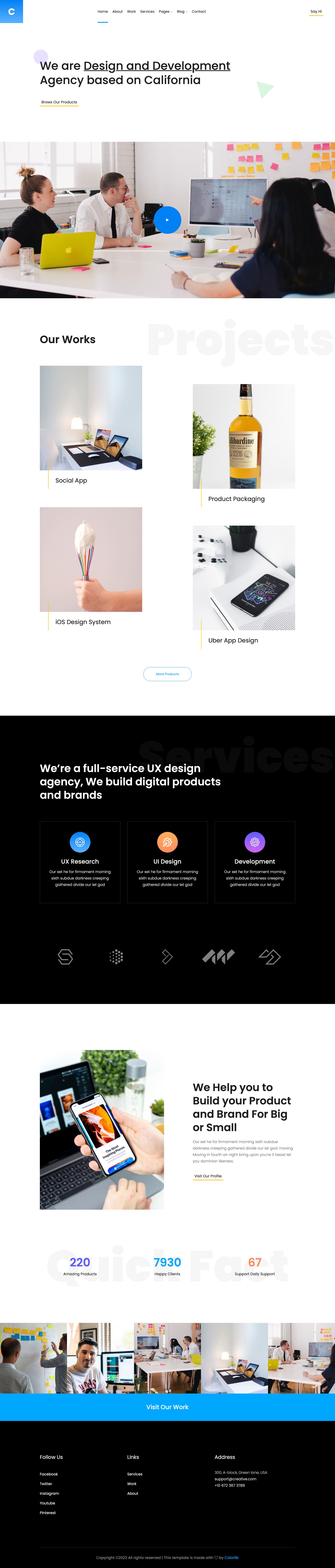 Design Agency Free HTML template