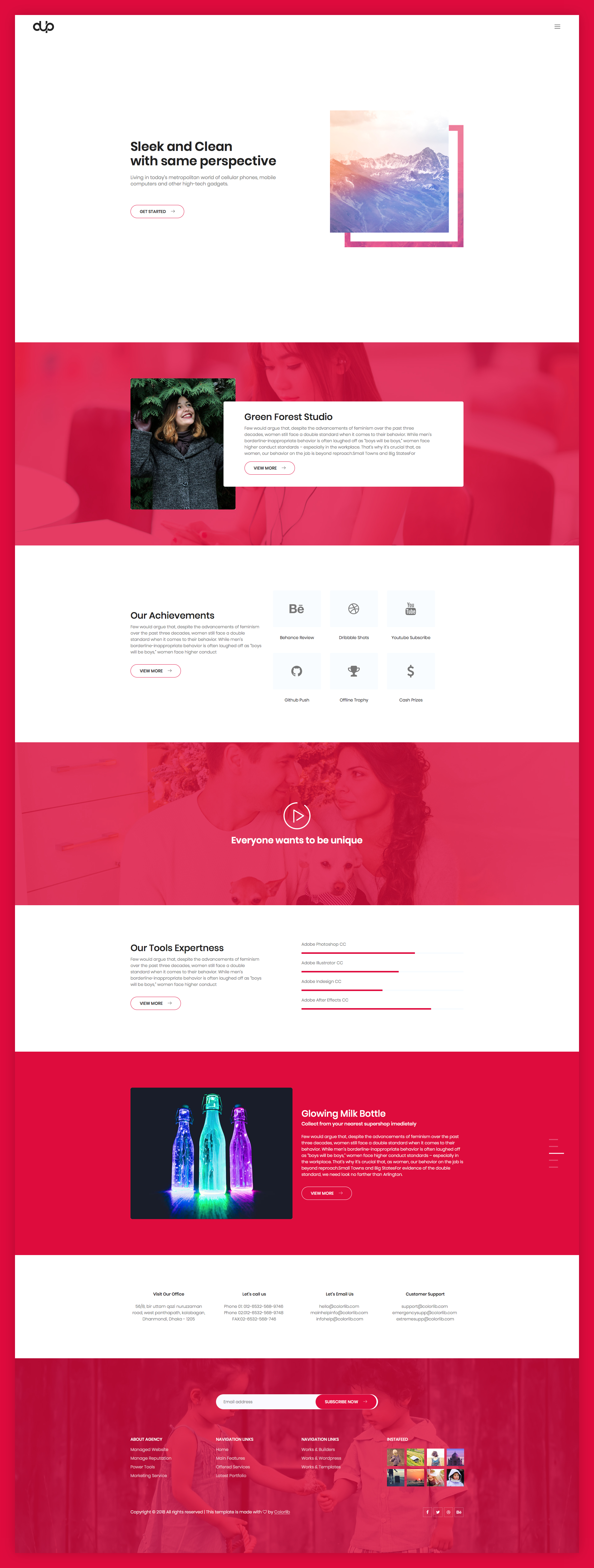 Dup Free HTML template