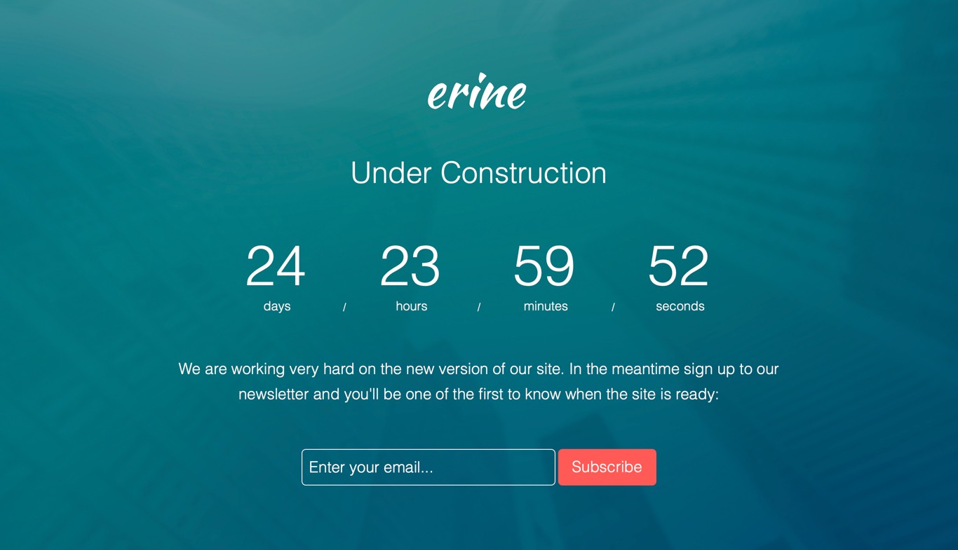 Ernie Free HTML template