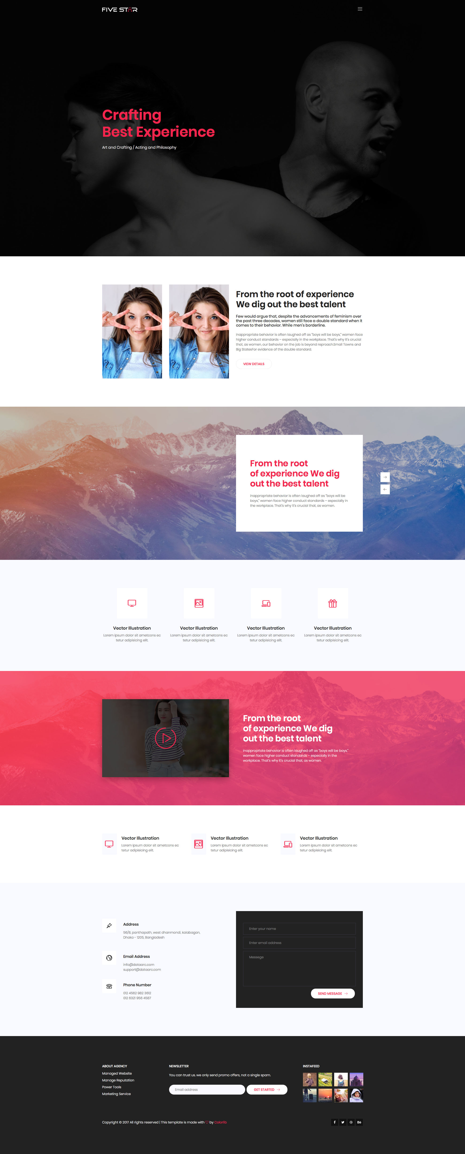 Five Star Free Responsive Html5 Bootstrap Business Template Htmltemplates Co