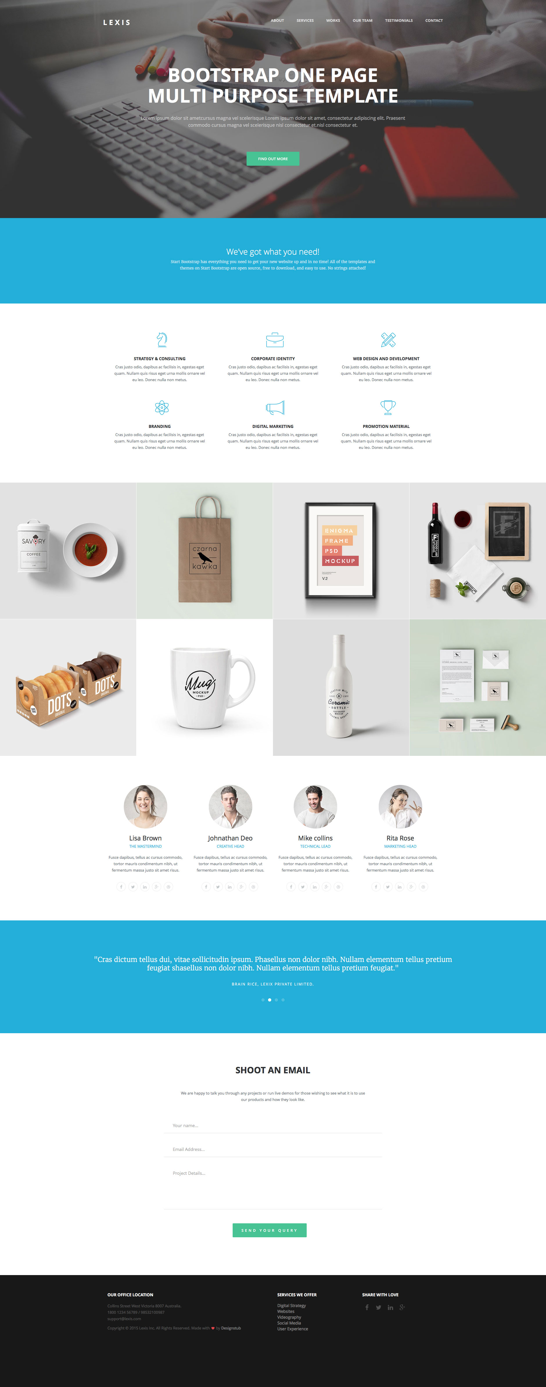 Lexis Free HTML template