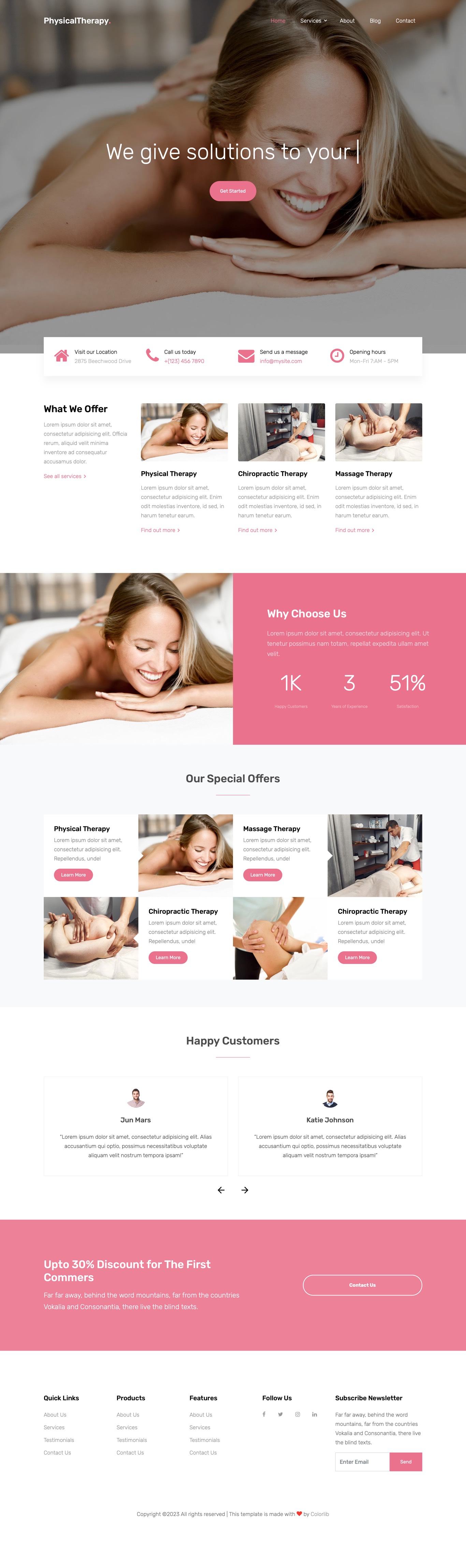 Physical Therapy Free HTML template