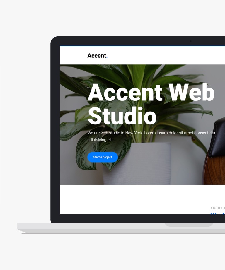 Accent - Free Agency Website Template