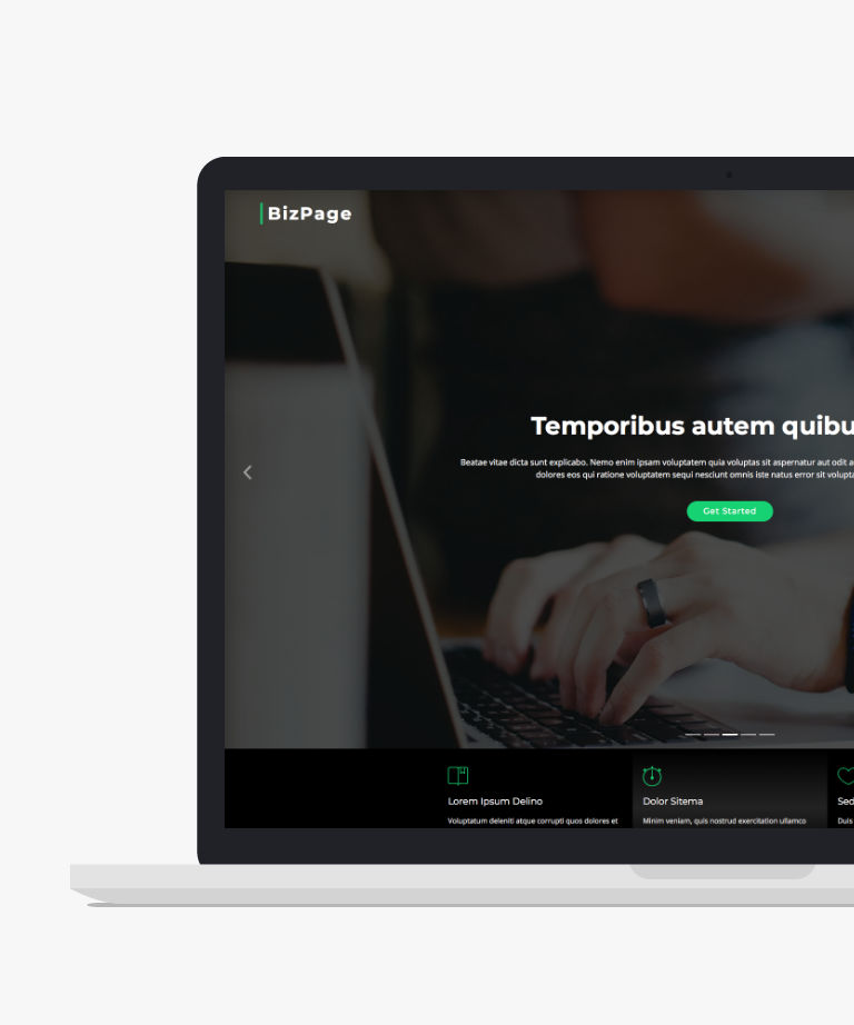 BizPage Free responsive HTML5 Bootstrap Business template