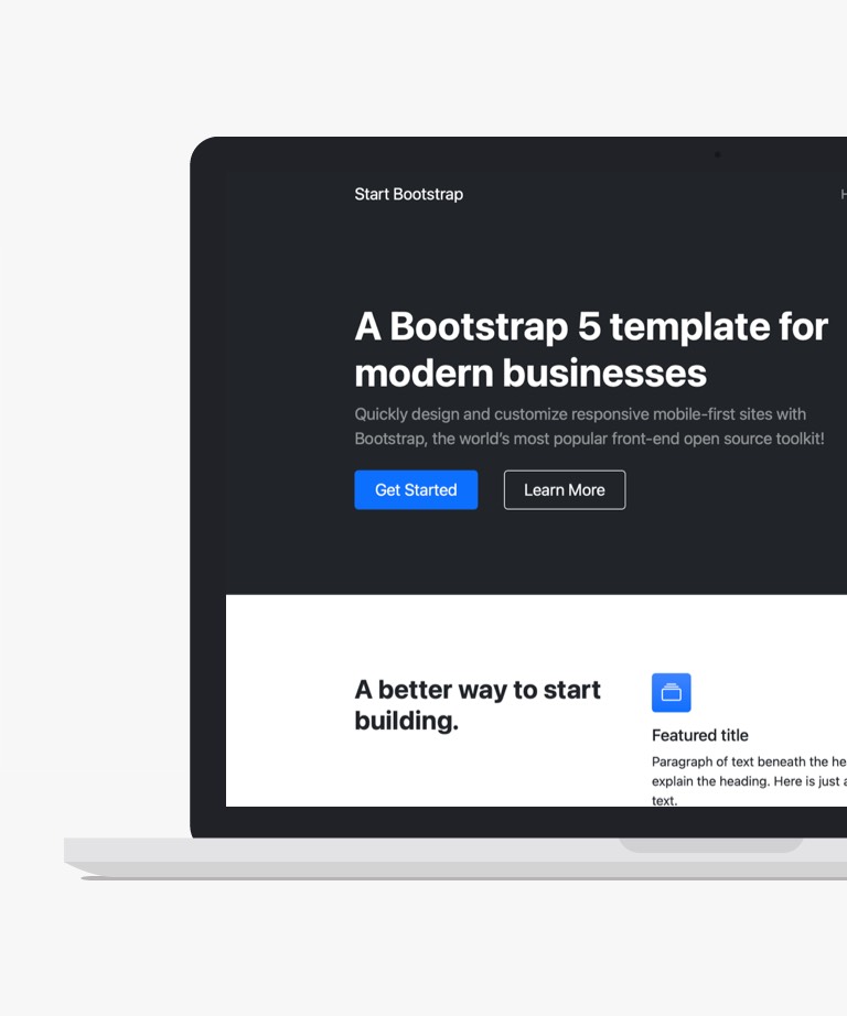 Bootstrap 5 Starter - Template