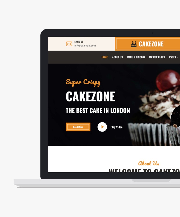 CakeZone - Free Bootstrap Cake Shop Template