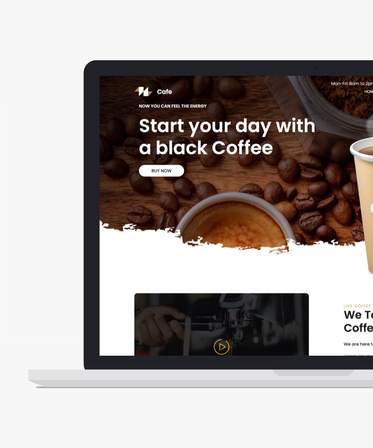 Coffee - Free Bootstrap One Pager Website Template