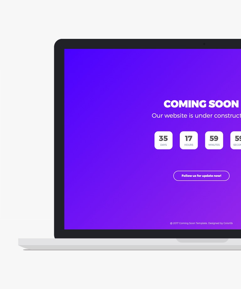 Coming Soon V04 - Free Bootstrap Coming Soon HTML template
