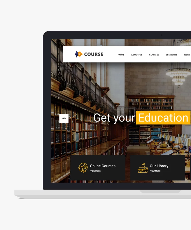Course - Free Bootstrap Education Website Template