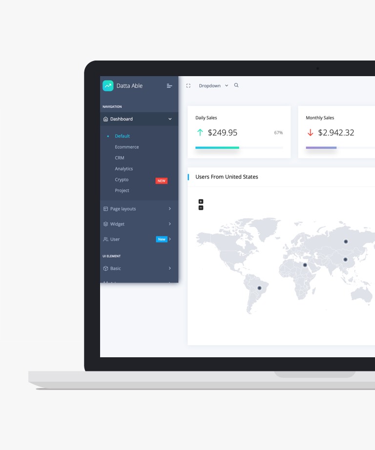 Datta Able - Free Bootstrap Admin Template
