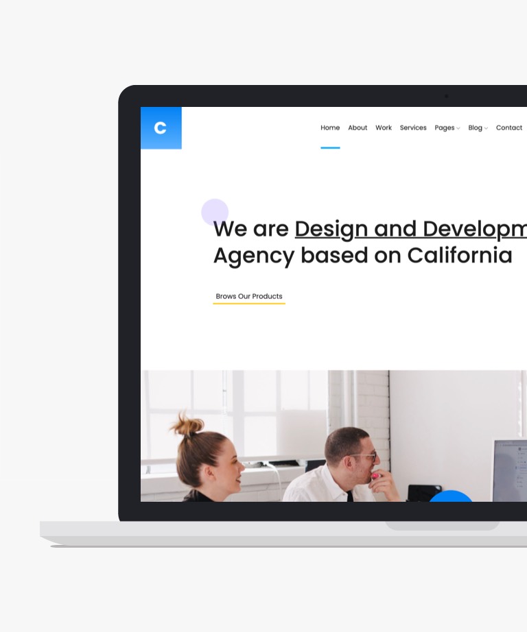 Design Agency - Free Bootstrap Agency Website Template