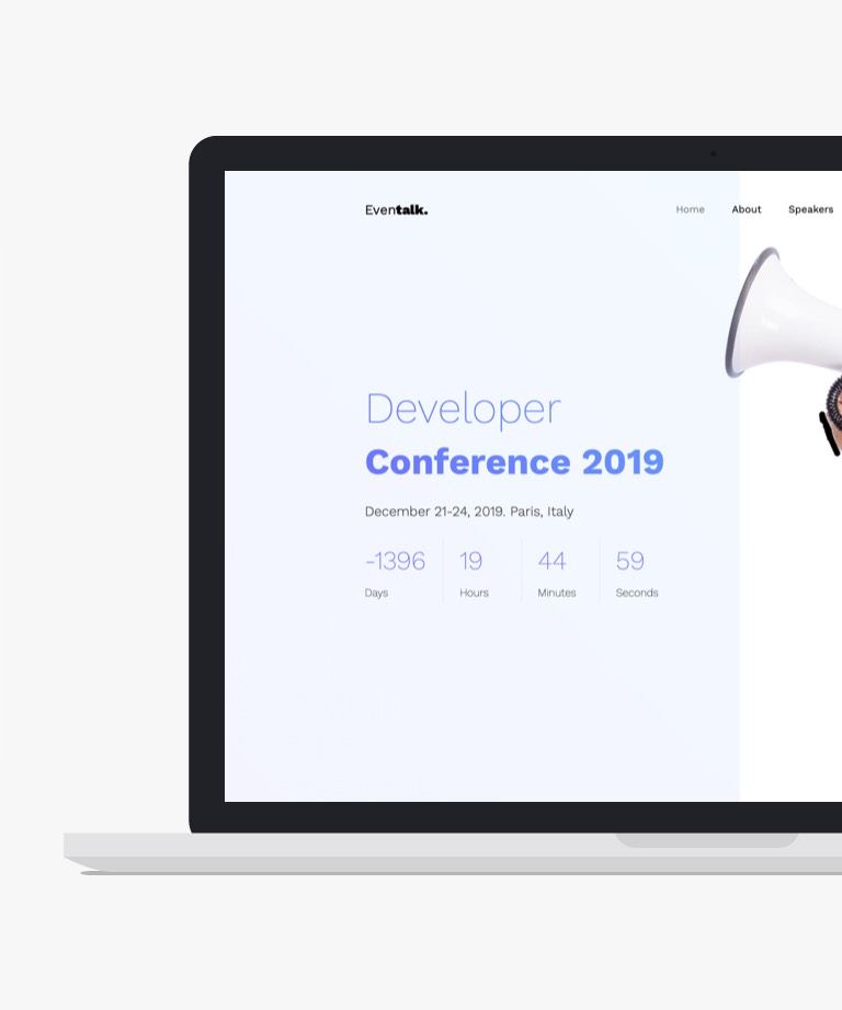 Eventalk - Free Bootstrap Event Template