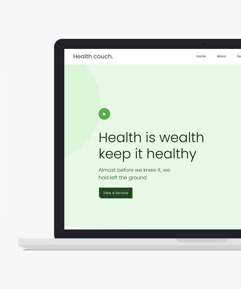 Healthcouch - Free Bootstrap Healthcare Website Template