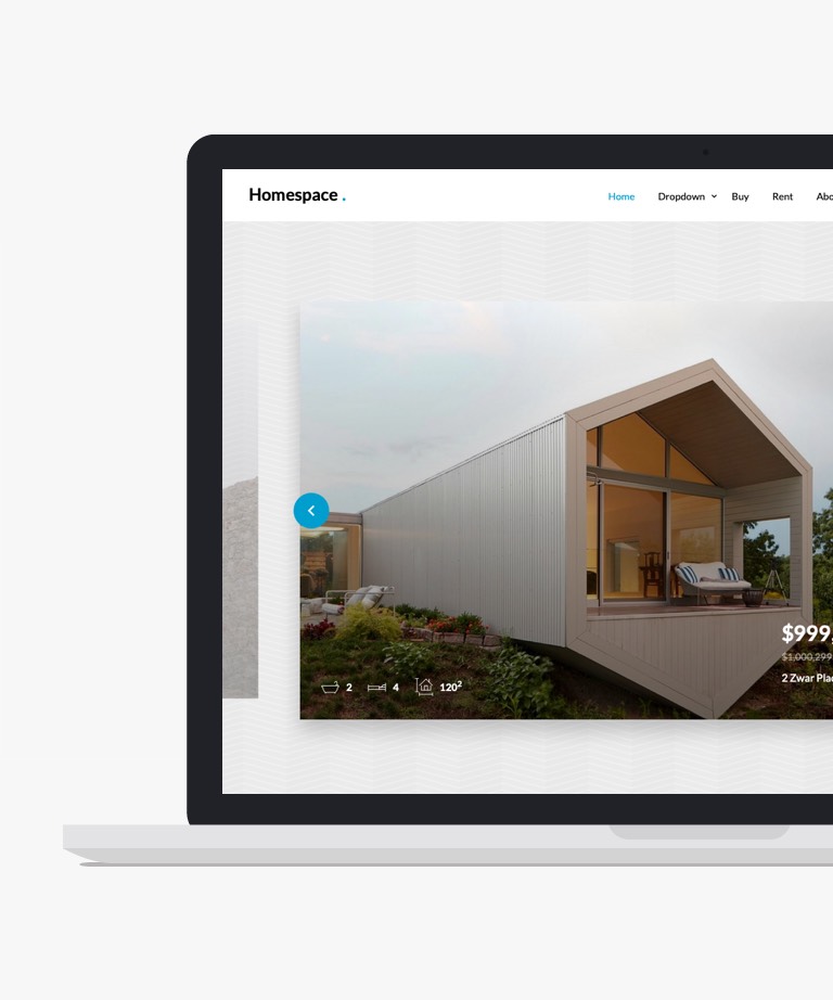 HomeSpace - Free Bootstrap Real Estate HTML CSS template