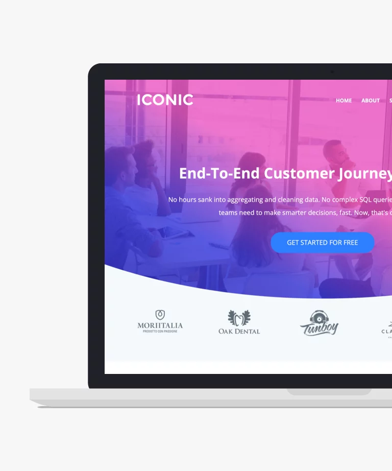 Iconic - Free Bootstrap HTML CSS Template