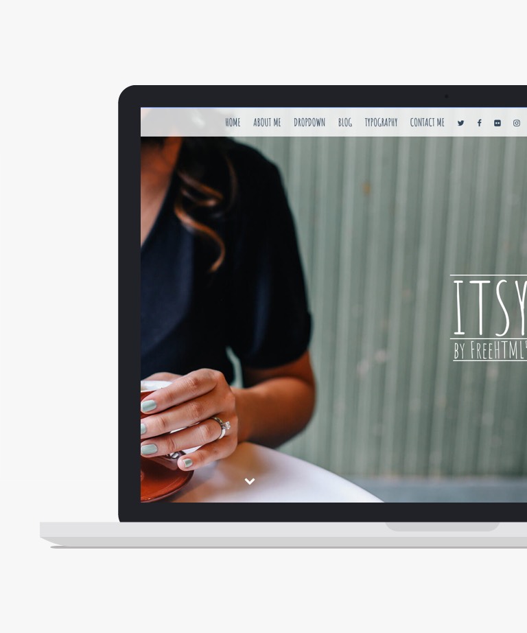 Itsy Free Blog HTML template