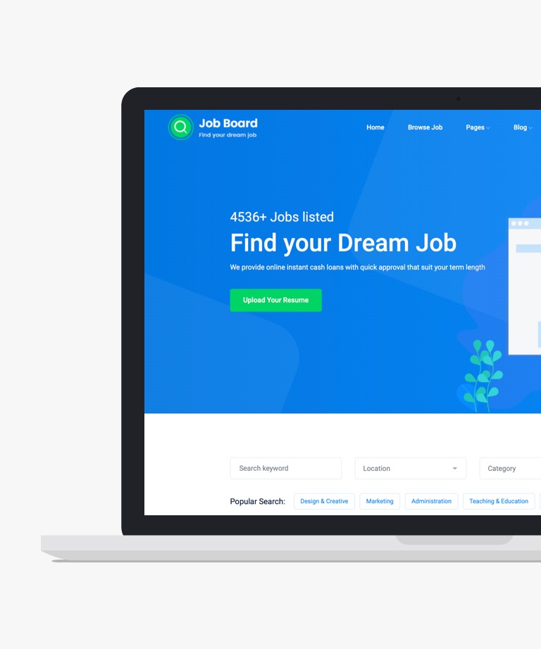 Job Board - Free Bootstrap HTML CSS Template