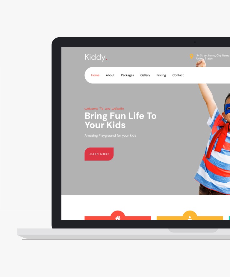 Kiddy - Free Bootstrap Education Template