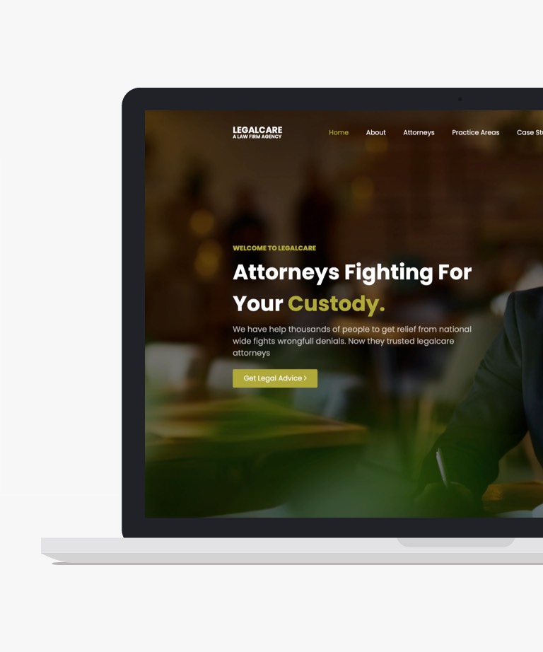 LegalCare - Free Bootstrap Law Firm Business Website Template