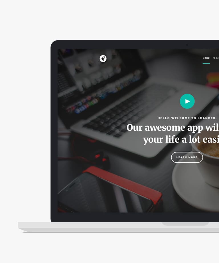 Lhander Free responsive HTML5 template