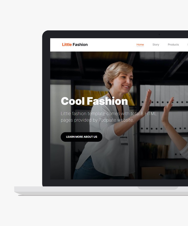 Little Fashion Free Bootstrap Webshop HTML template