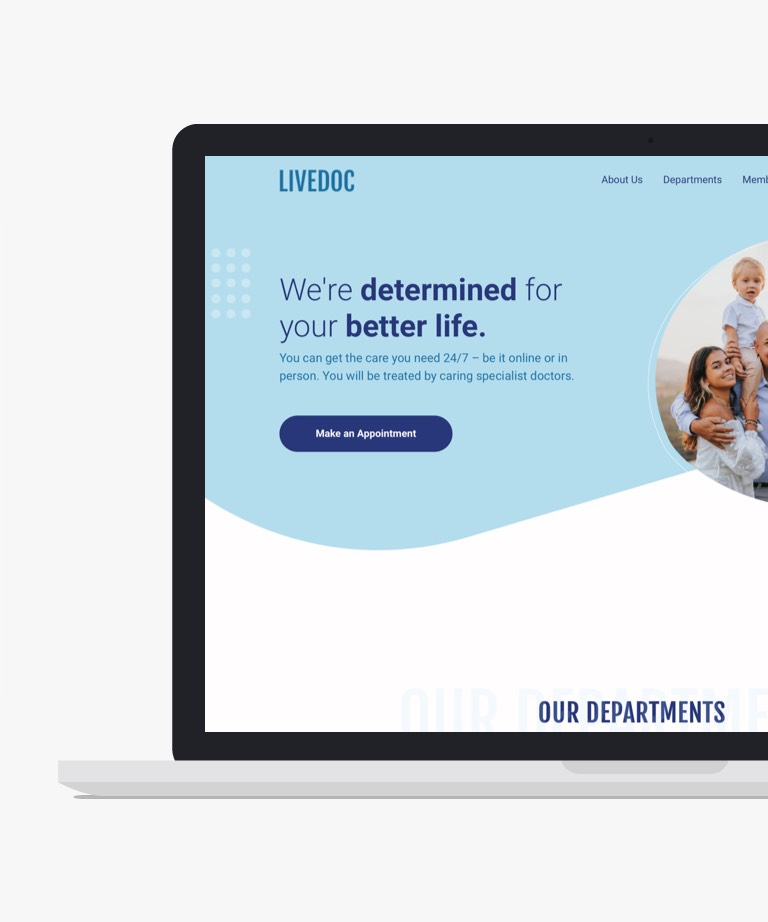 Livedoc - Free Bootstrap Medical Template