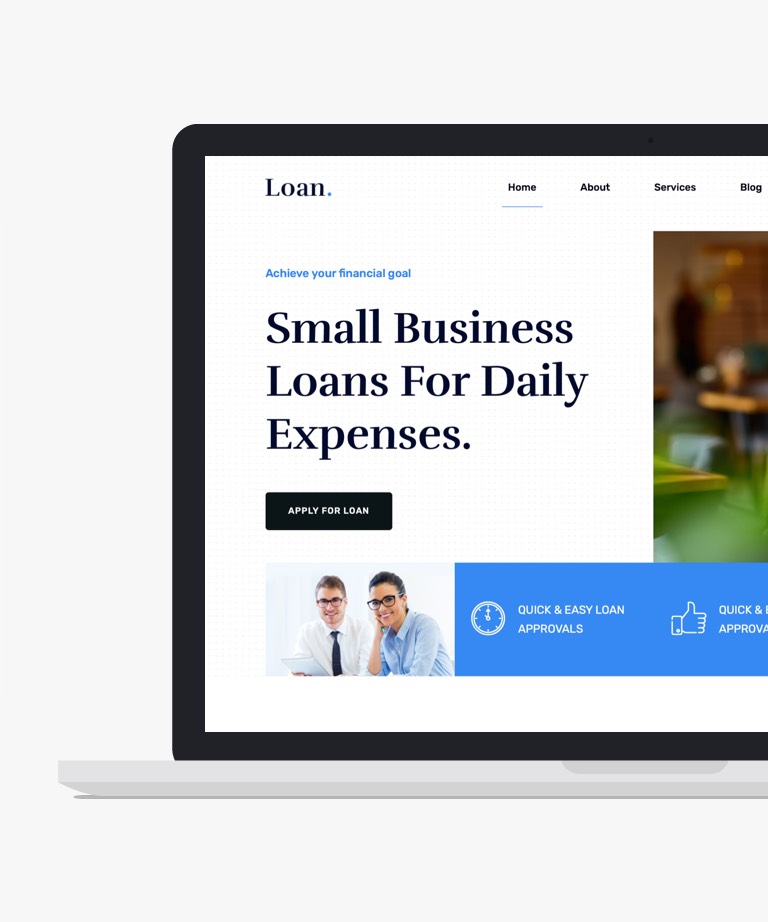 Loan - Free Bootstrap Corporate Business Website Template