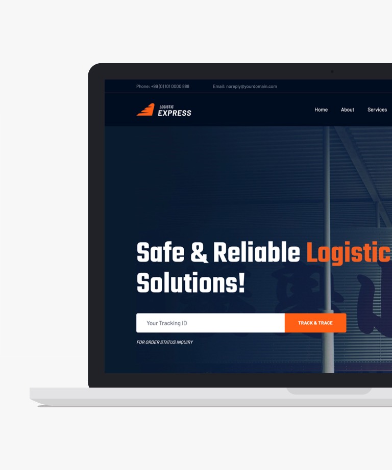 LogisticExpress - Free Bootstrap Transportation Website Template