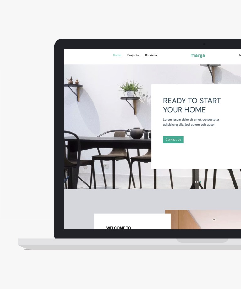 Marga - Free Bootstrap Architecture Website Template