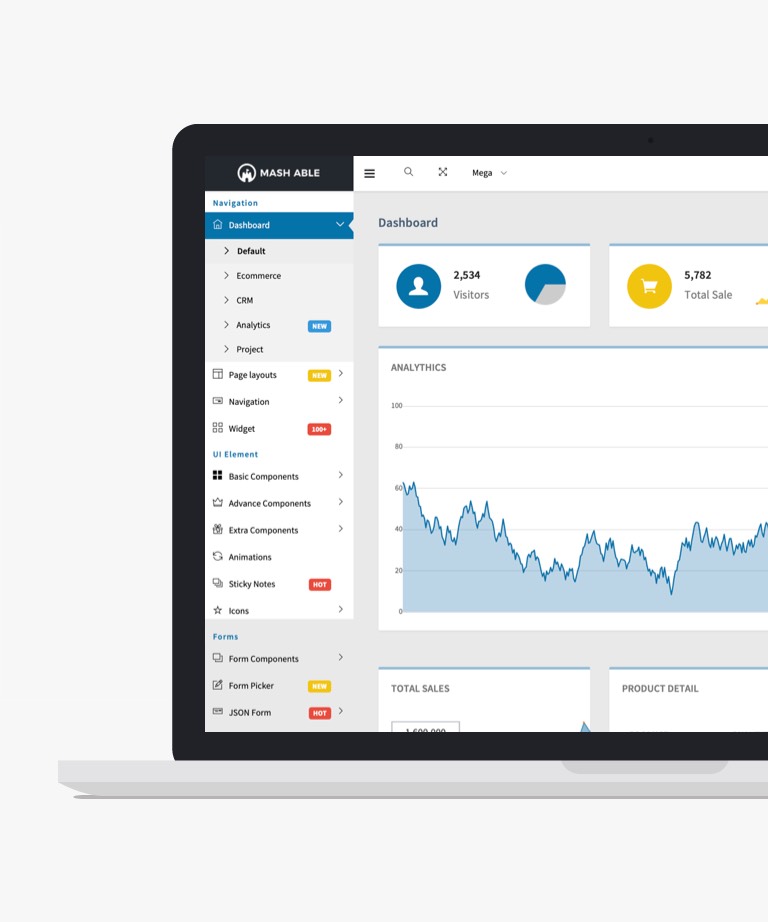 Mash Able - Free Bootstrap Admin Template