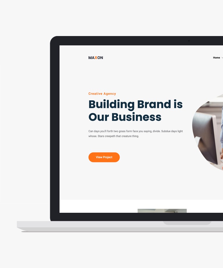 Maxon - Free Bootstrap Business Website Template