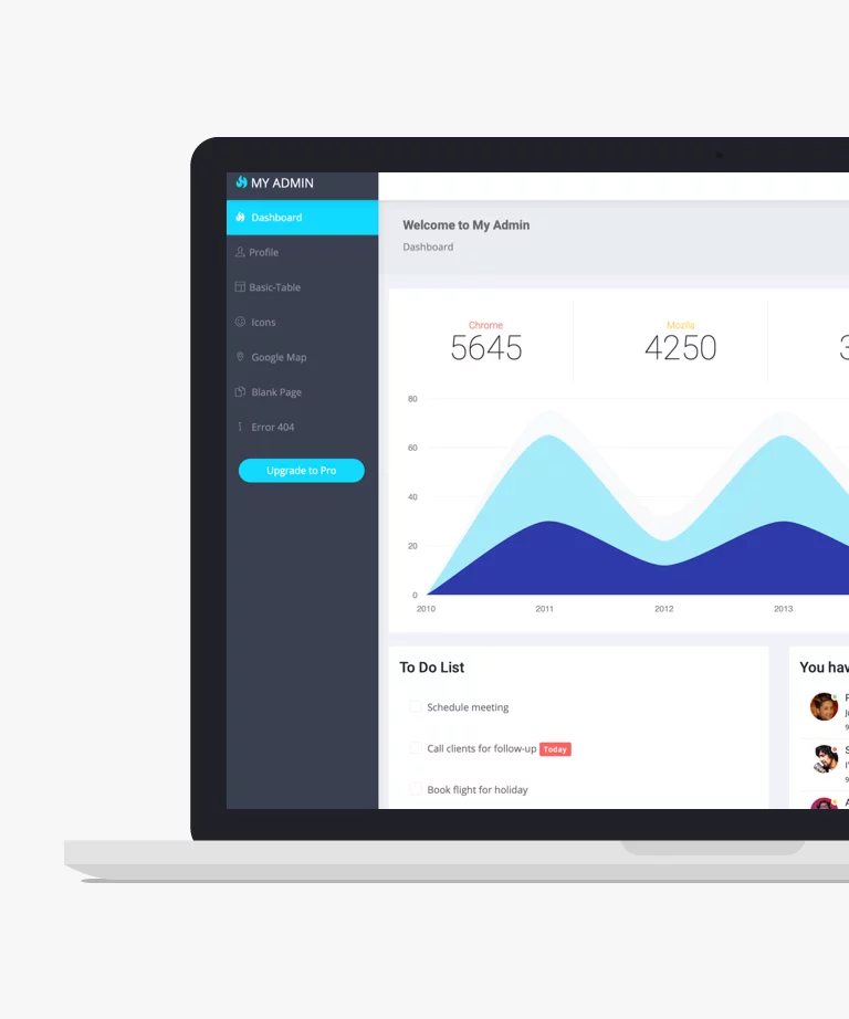 My Admin Lite - Free Bootstrap Admin HTML template