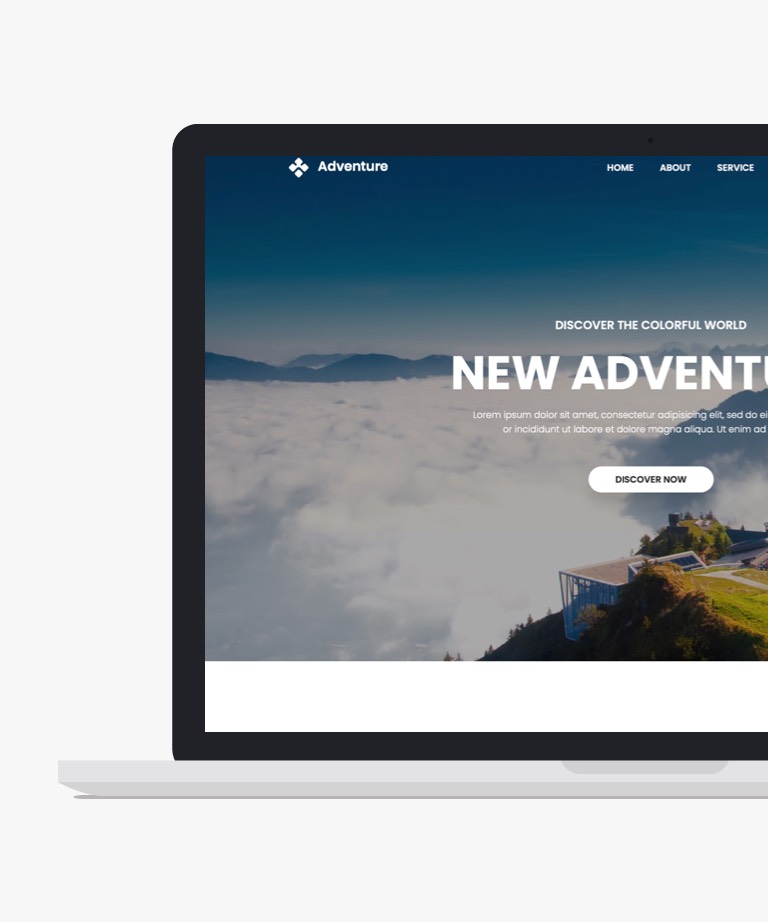 New Adventure - Free Travel Website Template