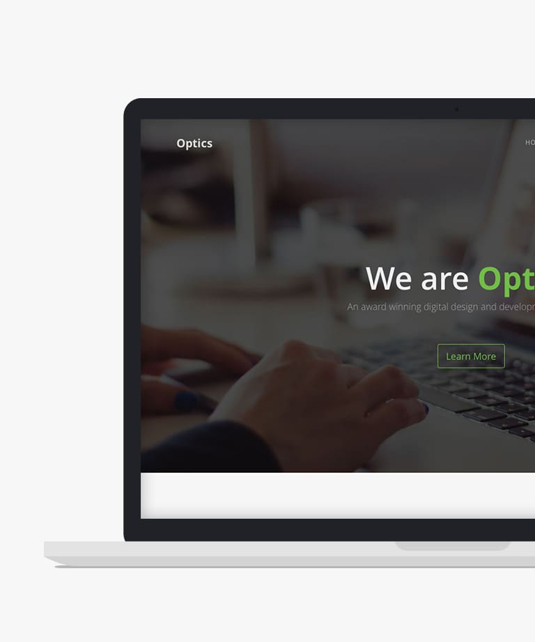 Optics Free responsive HTML5 Bootstrap Business template