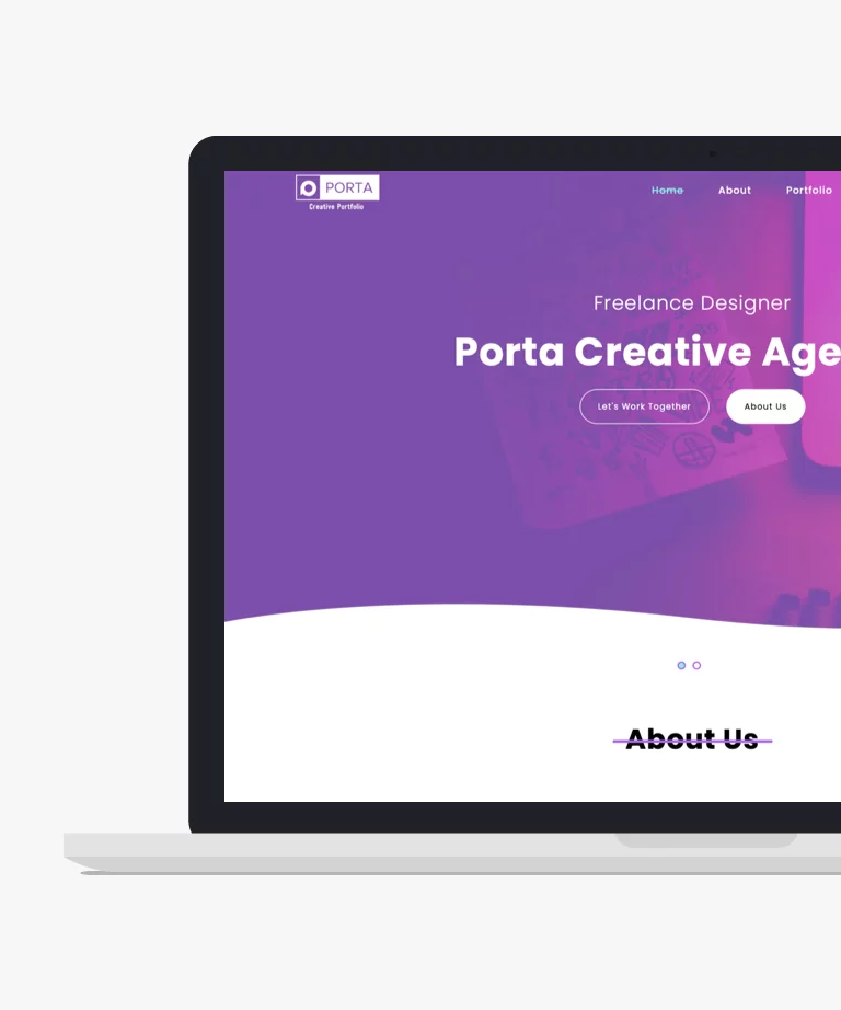 Porta - Free Bootstrap One Page Agency Website Template