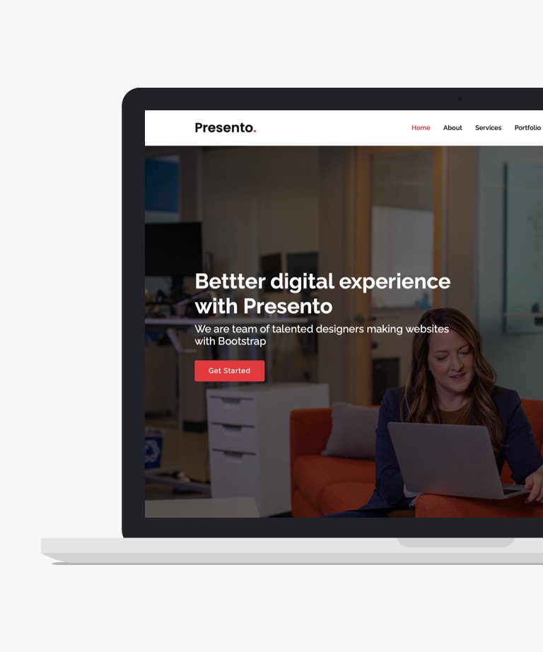 Presento - Free Bootstrap HTML Corporate Business Template