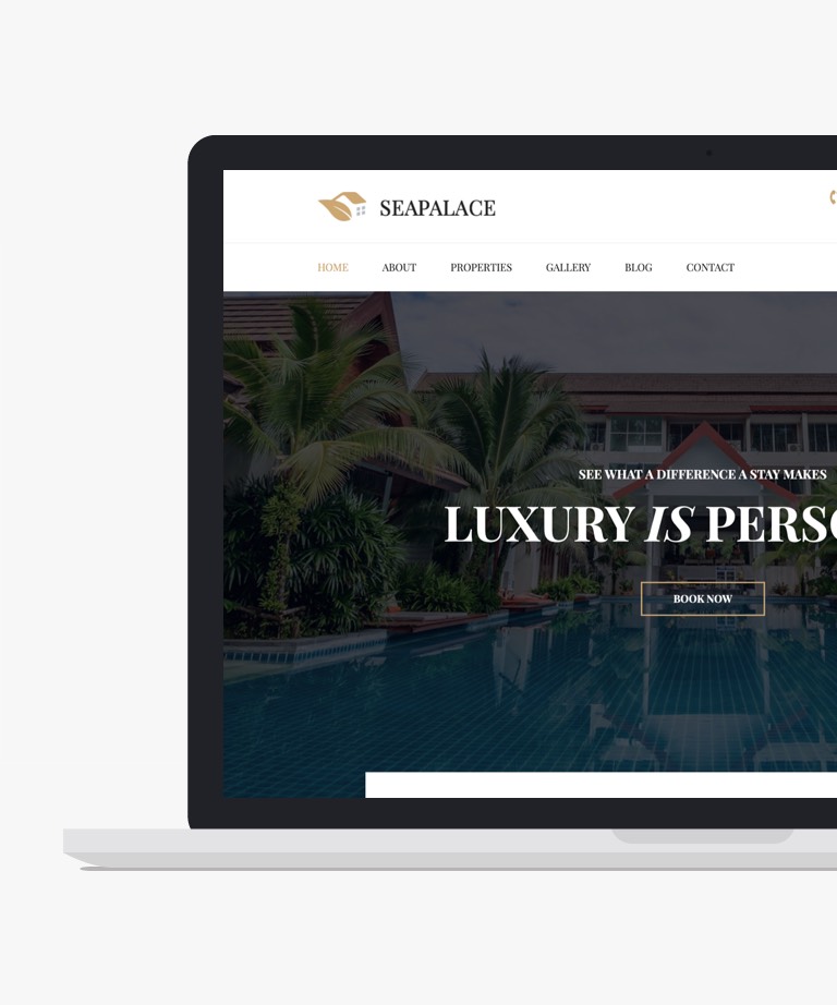 Seapalace - Free Bootstrap Travel Agency Website Template