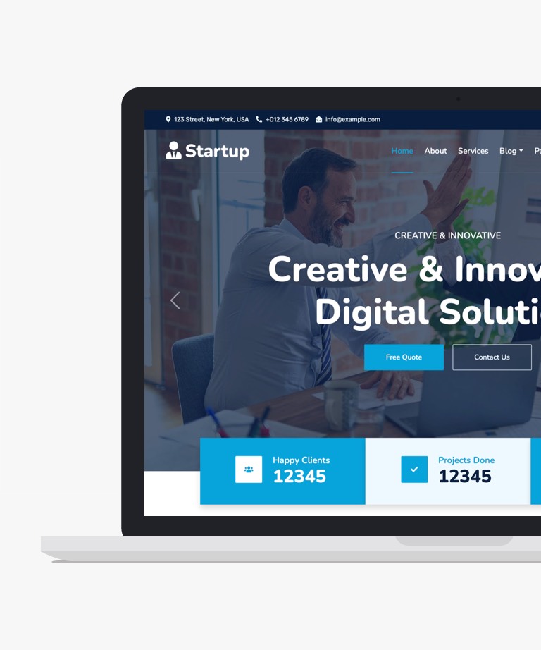 Startup - Free Bootstrap Startup Template