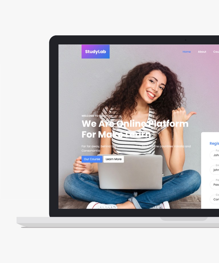 StudyLab - Free Bootstrap Education Template