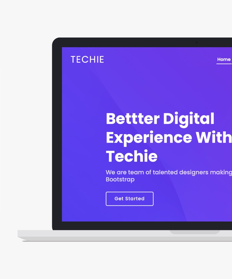 Techie - Free Bootstrap HTML Template