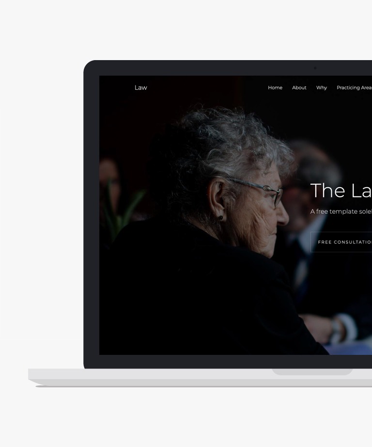 LAW Firm - Free Bootstrap One Page Website Template
