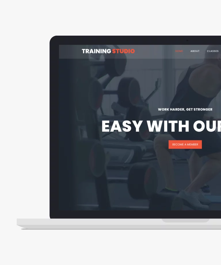 Training Studio - Free Bootstrap Fitness HTML CSS Template