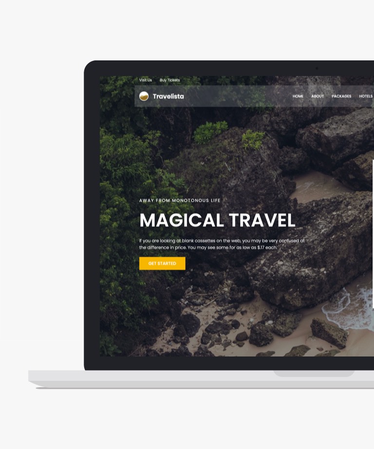 Travelista - Free Travel Website Template