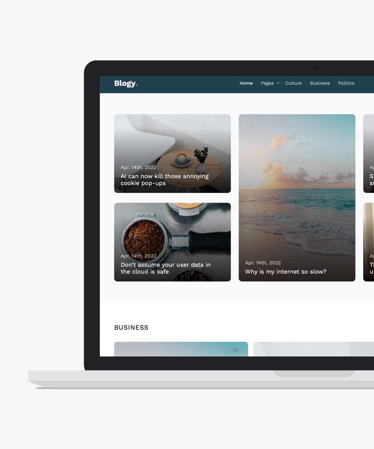 Untree Blogy - Free Bootstrap HTML Blog template