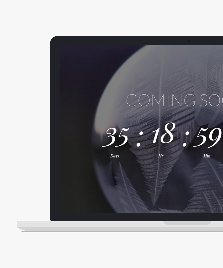 Winter - Free Coming Soon Website Template